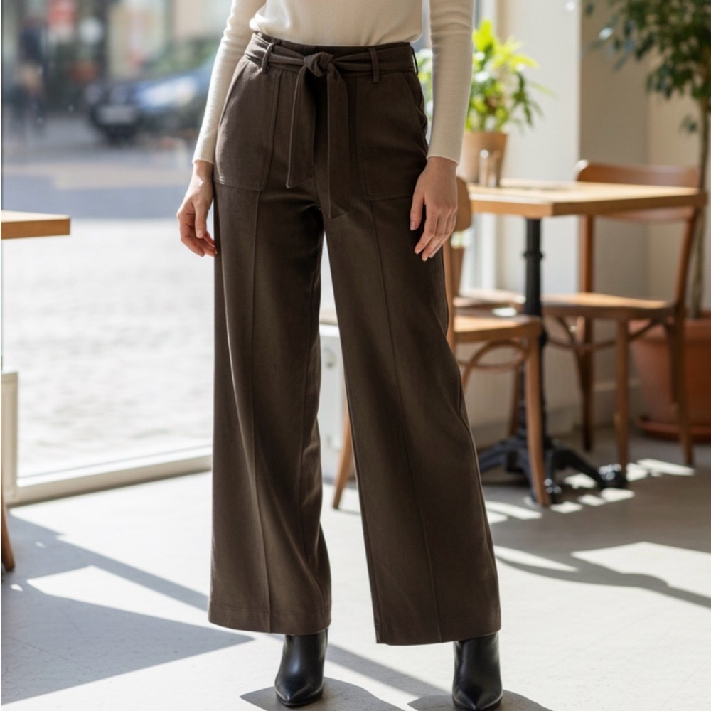 David Lerner black Boot Cut Pants